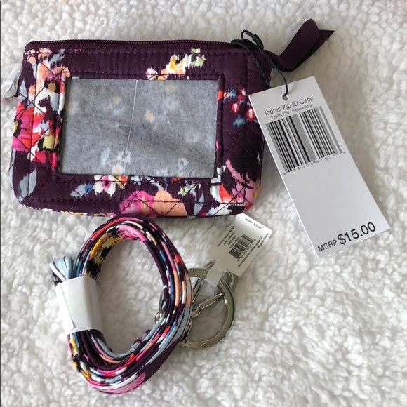 NWT Vera Bradley Tote bag and Zip ID bundle Indiana Rose - Picture 5 of 10